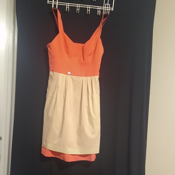 Black Halo Orange Black Small Dress - Picture 7 of 7